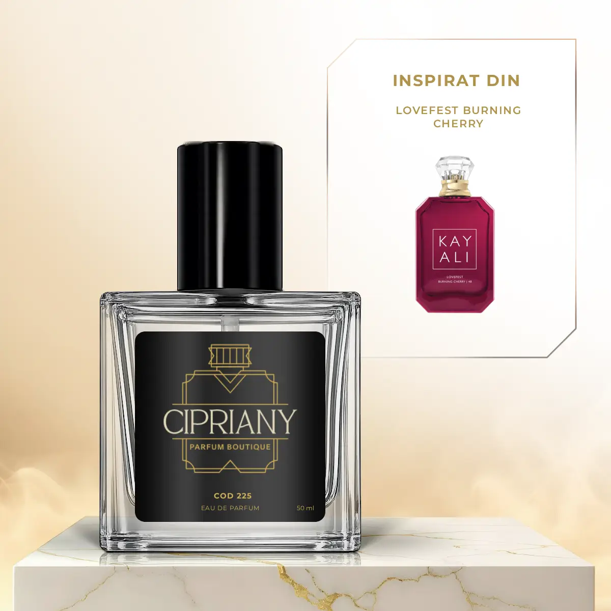Extract de parfum Cipriany 50 ml 225 Inspirat din Lovefest Burning Cherry